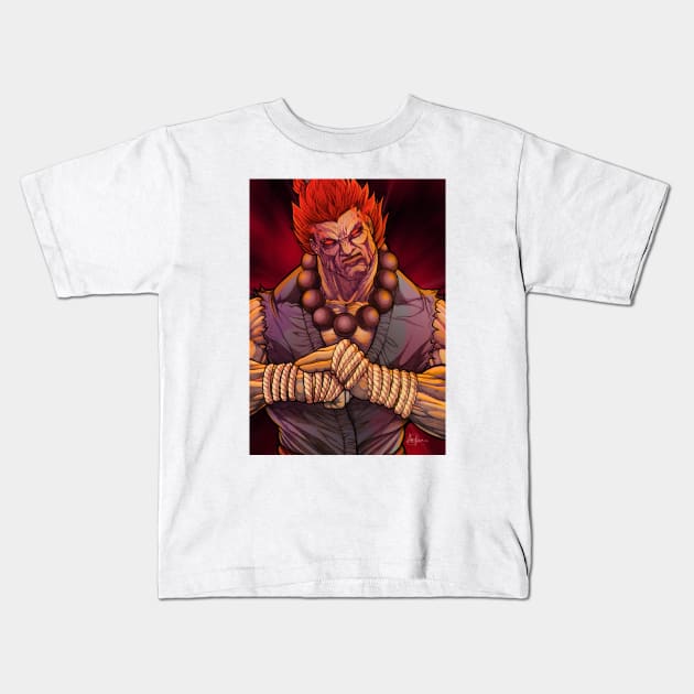 AKUMA Kids T-Shirt by LeviCleemanArt